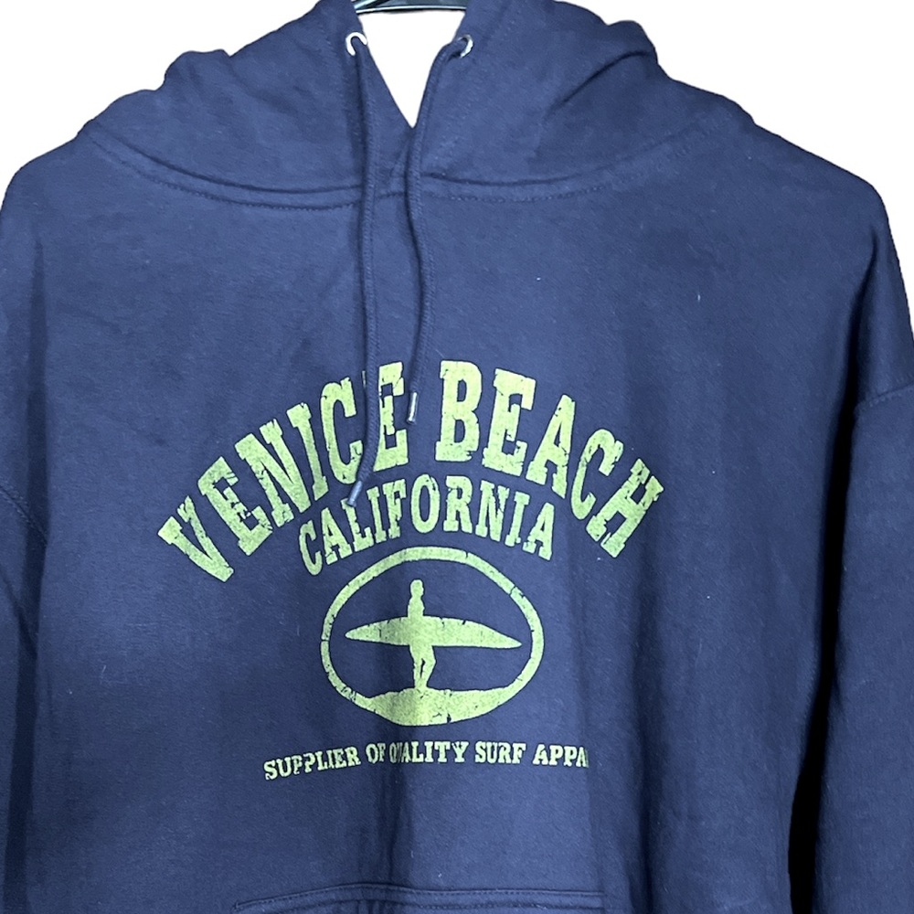 XNT Venice Beach California Blue Hooded Sweatshirt